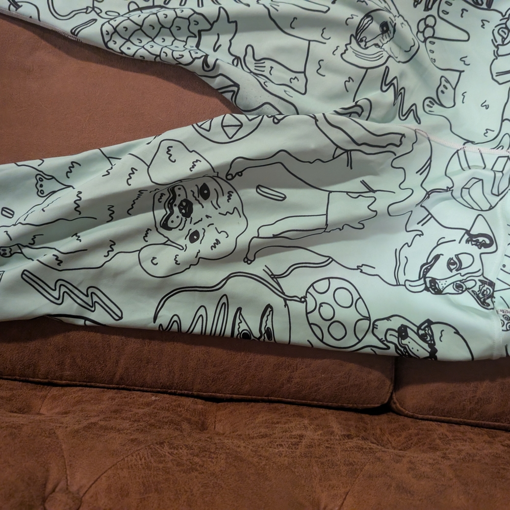 Artsy Dog Leggings From Meow Wolf Giftshop